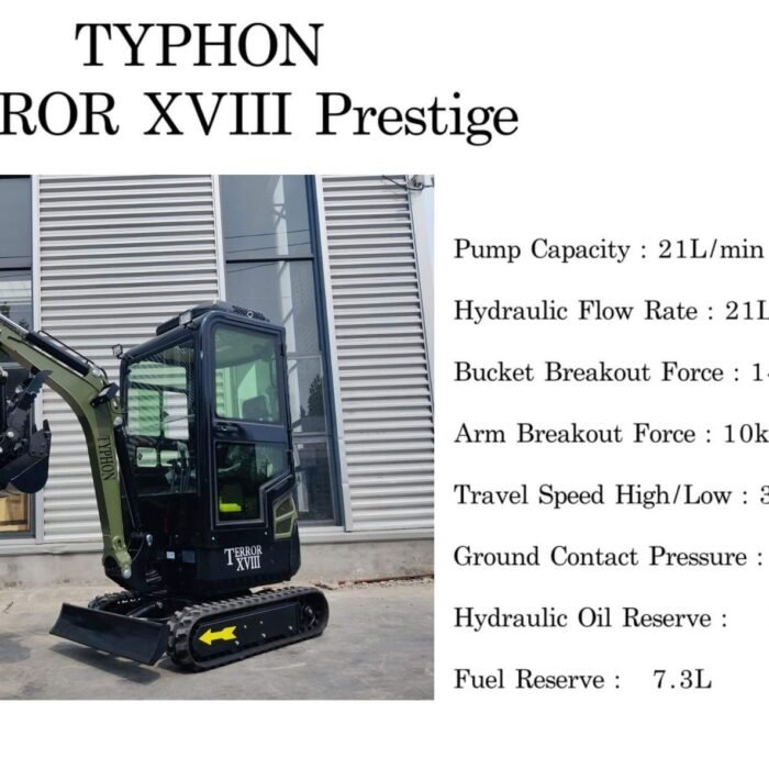 TERROR-XVIII-Prestige-2-Ton-Mini-Excavator-green-6.jpg TERROR-XVIII-Prestige-2-Ton-Mini-Excavator-green-6.jpg