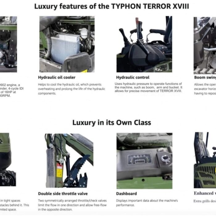 TERROR-XVIII-Prestige-2-Ton-Mini-Excavator-green-7.jpg TERROR-XVIII-Prestige-2-Ton-Mini-Excavator-green-7.jpg