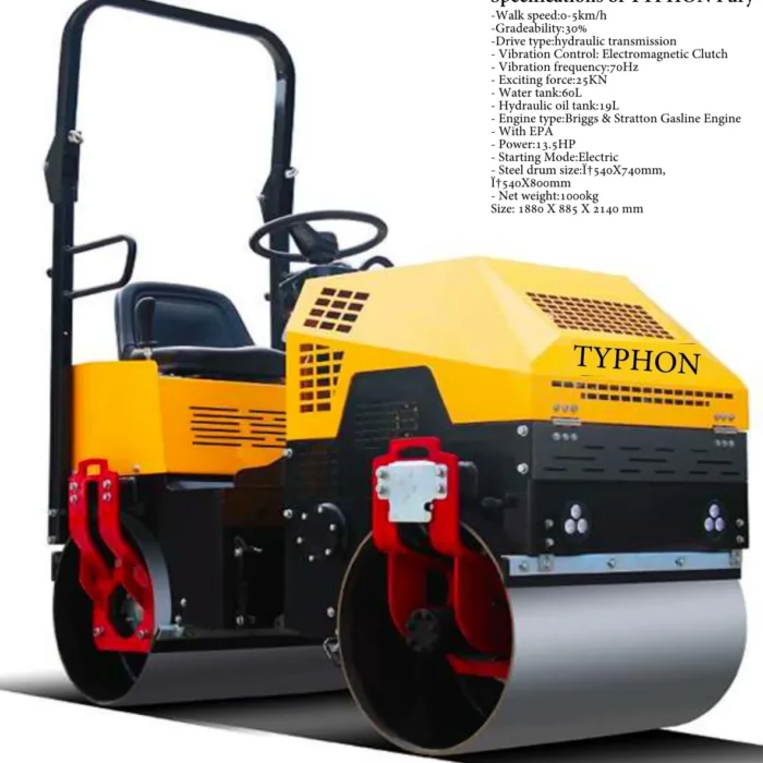 TYPHON-FURY-1-Ton-Vibratory-Compactor-Asphalt-Roller-USA4.webp