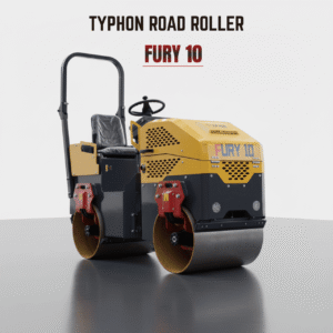 TYPHON Fury 10 Mini Road Roller 1Ton Hydraulic oil B&S 13.5hp gas USA air-cooled