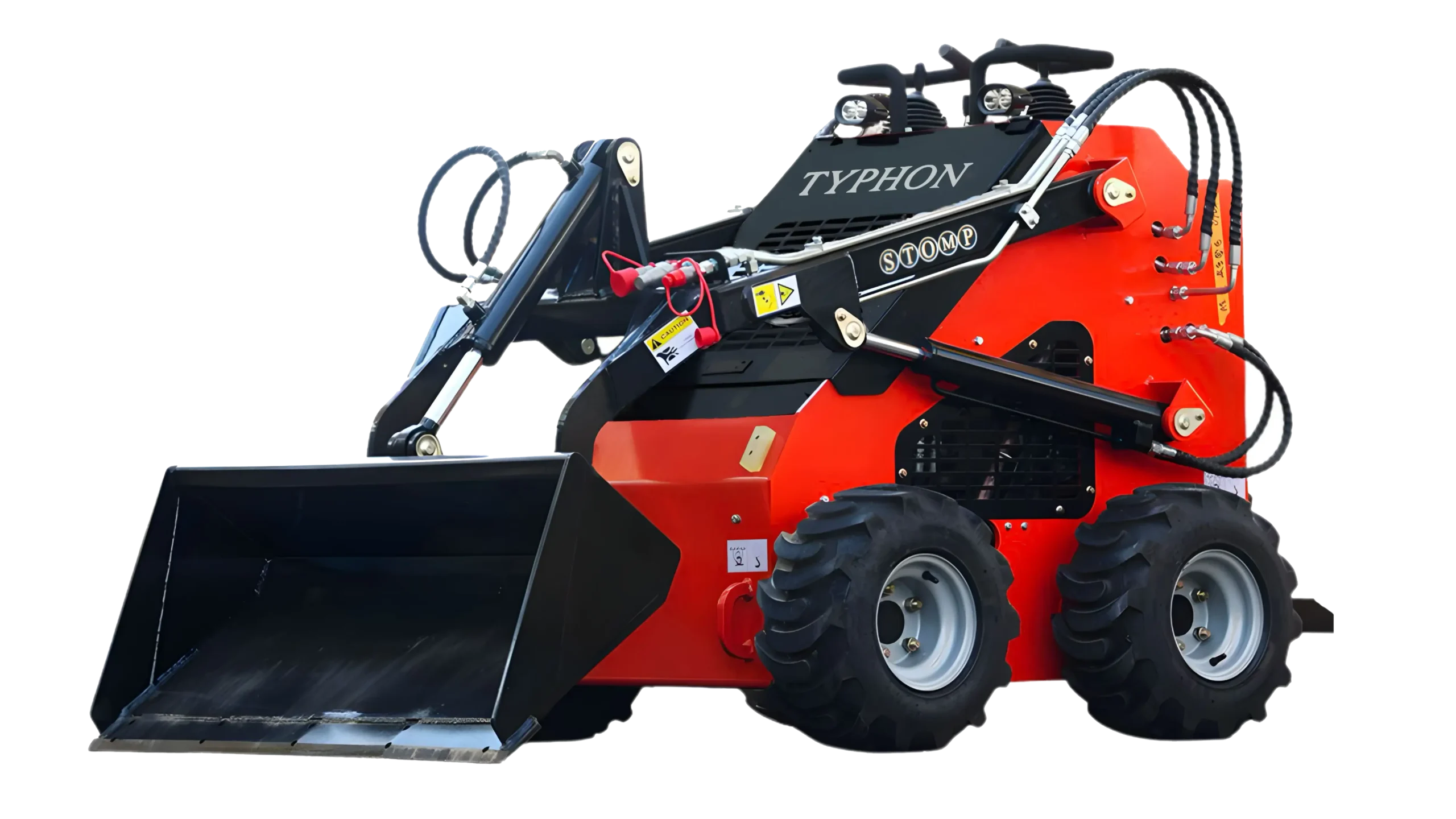 TYPHON STOMP 503 wheeled 4WD mini skid steer loader