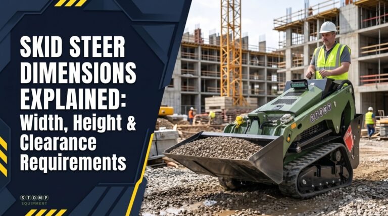 skid steer dimensions