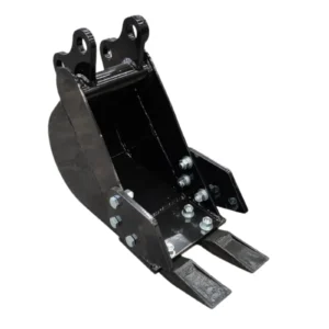 200mm Narrow Bucket: Attachment for TYPHON Mini Excavators USA – main product image