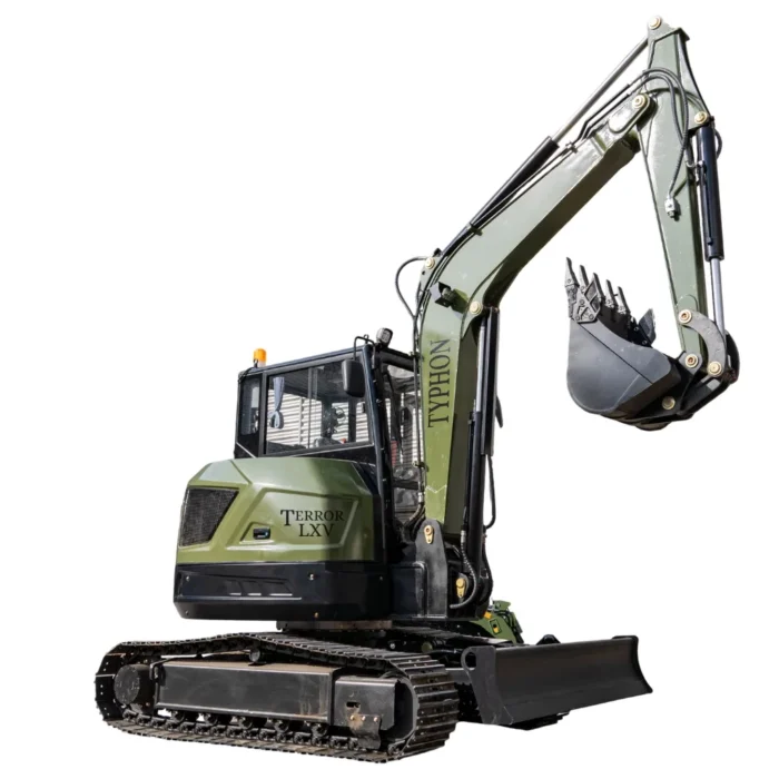 TYPHON TERROR LXV 6.6 Ton Excavator Kubota V2607 56.9HP AC/Heater Cabin Boom Swing – main product image