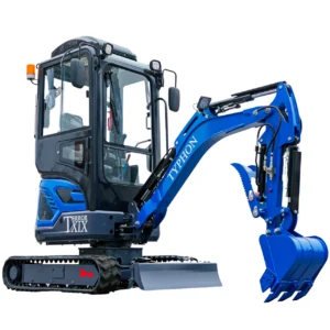 TYPHON TERROR XIX Prestige AC/Heater Cabin Mini Excavator 4200lbs 20.4 HP Kubota D902 with Boom… – main product image