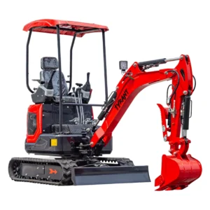 3800lbs TYRANT 17 Diesel Mini Excavator Kubota D902 Engine Side Swing w 12 attachments – main product image