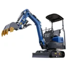 TYPHON TERROR XI STORM Mini Excavator – 1.1 Ton Trench Digger with Boom Swing, Hydraulic Thumb… – main product image