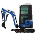 2025 4,000 lb TYPHON TERROR XVII Cabin Mini Excavator Rubber Track with Kubota D902 Diesel Engine… – main product image