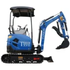 2025 3,800 lb TYPHON TERROR XVII Mini Excavator Rubber Track with Kubota D902 Diesel Engine USA – main product image