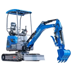 TYPHON TERROR XIX STORM Mini Excavator – 4000lbs Trench Digger with Boom Swing, Canopy… – main product image