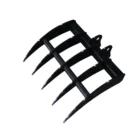 Mini Excavator Attachment Rake 22" Wide TYPHON Attachments For 2-3.5 ton Diggers For TERROR X2 PRO – main product image
