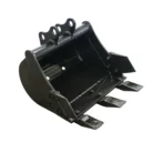 2-3.5 Ton Mini Excavator Attachment 550mm Teeth Bucket Trenching Buckets 21 inch For TERROR X2 PRO – main product image