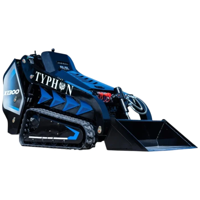 1-37.webp 3040lbs TYPHON STOMP X1300 25HP Kubota D1105 EPA Diesel Mini Skid Steer Loader – main product image