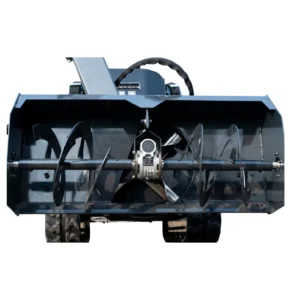 1100mm Hydraulic Snow Blower Attachment for TYPHON STOMP X1300 & STOMP 509 Mini Skid Steers – main product image