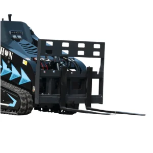 1000mm Pallet Fork & Hay Frame Attachment for TYPHON STOMP X1300 & STOMP 509 Mini Skid Steers – main product image