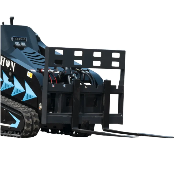 1000mm Pallet Fork & Hay Frame Attachment for TYPHON STOMP X1300 & STOMP 509 Mini Skid Steers – main product image