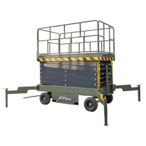 TYPHON xFlex-4065W Walk-Behind Scissor Lift 2.7 Ton with Assisted Walking, Manual outriggers of 40… – main product image