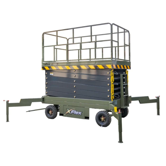 1-87.webp TYPHON xFlex-4065W Walk-Behind Scissor Lift 2.7 Ton with Assisted Walking, Manual outriggers of 40… – main product image