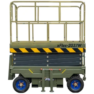 TYPHON xFlex-2037W Walk-Behind Scissor Lift comes with 20ft Working Height and Manual outriggers… – main product image