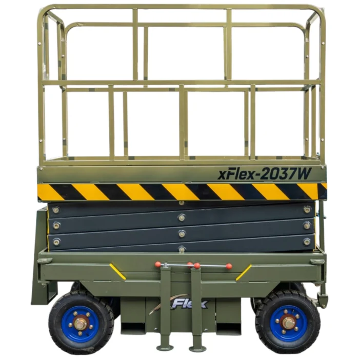 1-88.webp TYPHON xFlex-2037W Walk-Behind Scissor Lift comes with 20ft Working Height and Manual outriggers… – main product image