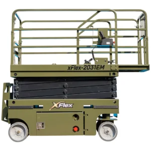 TYPHON xFLEX-2031EM 1.2 Ton Electric Mini Scissor Lift with 20ft Max Platform Height and 19.7"… – main product image