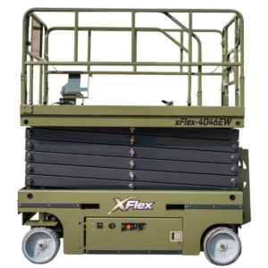 TYPHON xFlex-4046EW Electric Wheel Scissor Lift 2.6 Ton operating weight and 40ft platform height… – main product image