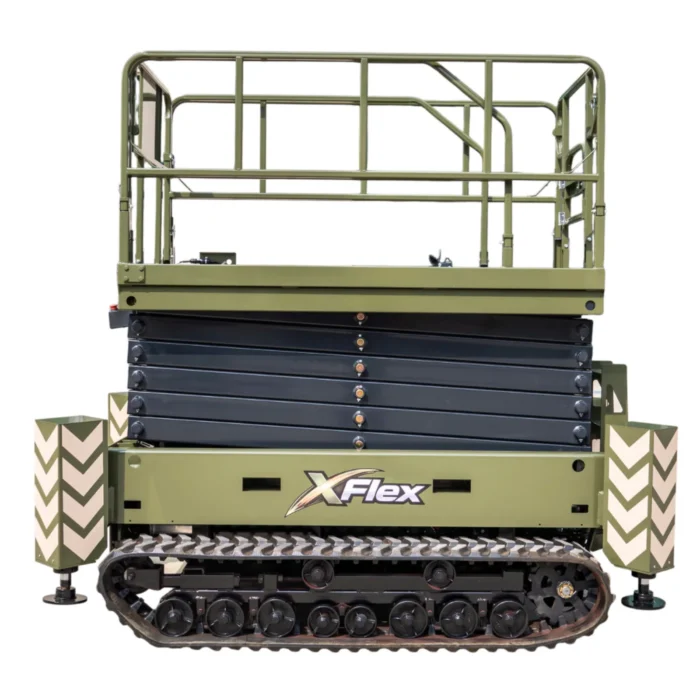 1-91.webp TYPHON xFlex-4068ET Electric Rubber Track Scissor Lift 3.2 Ton with 5.4HP Hydraulic Pump Motor… – main product image