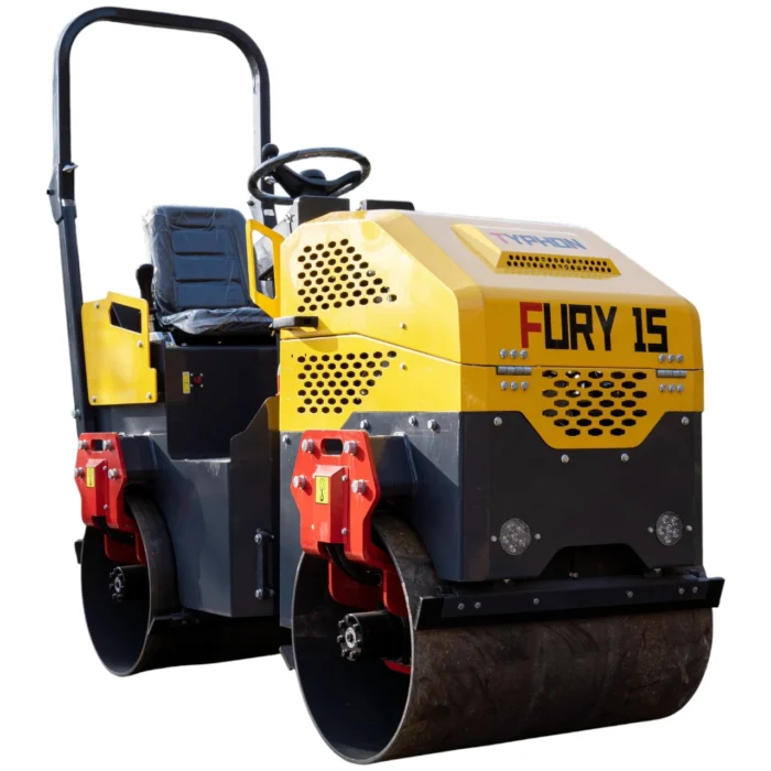 1-93.webp TYPHON FURY 15 Mini Road Roller 1.5Ton 13.5 hp B&S Gas Engine Hydraulic Steering – main product image
