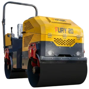 TYPHON FURY 20 Mini Road Roller 2Ton Hydraulic Oil Vibratory B&S 23hp USA engine – main product image