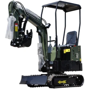 TYPHON TERROR X STORM Mini Excavator – 1 Ton Trench Digger with Canopy, Hydraulic Thumb Clip… – main product image