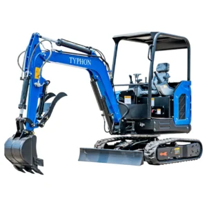 TYPHON TERROR X2 STORM Mini Excavator 2.5 Ton Diesel Kubota V1505 Engine USA – main product image