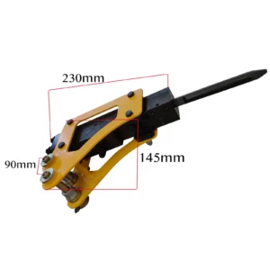 TYPHON Attachments Hydraulic Break Hammer Attachment for Mini Digger USA – product detail image 1