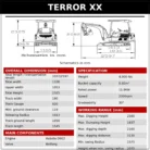 2025 4,000 lb TYPHON TERROR XX Mini Excavator Rubber Track with Kubota D902 Diesel Engine USA – product detail image 1