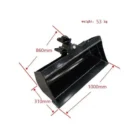 Excavator Attachment 1000mm Tilt Bucket 39" Hydraulic Tilting Bucket Heavy Duty USA TERROR X2 PRO – product detail image 1