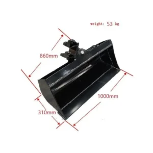 2-18.webp Excavator Attachment 1000mm Tilt Bucket 39" Hydraulic Tilting Bucket Heavy Duty USA TERROR X2 PRO – product detail image 1