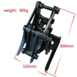 Mini Excavator Attachment Grapple Wide Opening Grabber For 2 to 3.5 ton Diggers For TERROR X2 PRO – product detail image 1