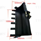 2ton Excavator Attachment 1000 mm Rock Bucket Heavy Duty Trenching Bucket 39 inch TERROR X2 PRO – product detail image 1