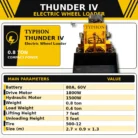 TYPHON Thunder IV Electric Wheel Loader USA – product detail image 1