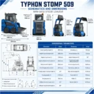 TYPHON STOMP 509 25HP Kubota D1105 1.4 Ton EPA Skid Steer Loader Brand New USA – product detail image 1