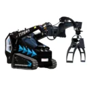 360° Hydraulic Rotary Wood Grabber for TYPHON STOMP X1300 & STOMP 509 Mini Skid Steers – product detail image 1