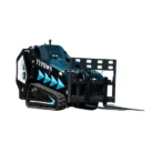 1000mm Pallet Fork & Hay Frame Attachment for TYPHON STOMP X1300 & STOMP 509 Mini Skid Steers – product detail image 1