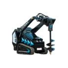TYPHON STOMP X1300 & STOMP 509 Mini Skid Steer Auger Attachment 200mm Hydraulic – product detail image 1