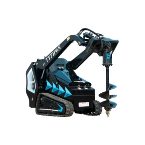 TYPHON STOMP X1300 & STOMP 509 Mini Skid Steer Auger Attachment 200mm Hydraulic – product detail image 1