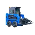 Hydraulic Wood Grabber Attachment Mini Skid Steer TYPHON STOMP X1300 & STOMP 509 – product detail image 1