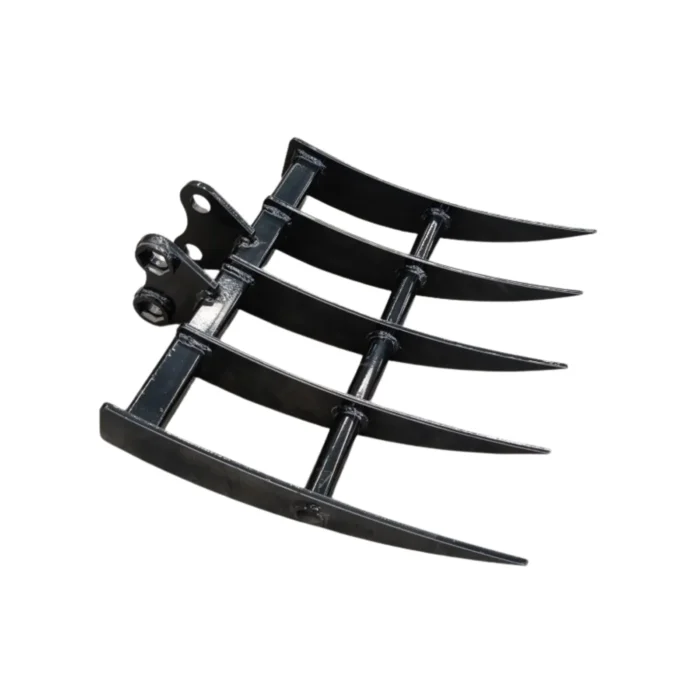 3-108.webp Rake: Mini Excavator Attachment for Grading, Leveling, Loosening , Removing Soil USA – product detail image 2