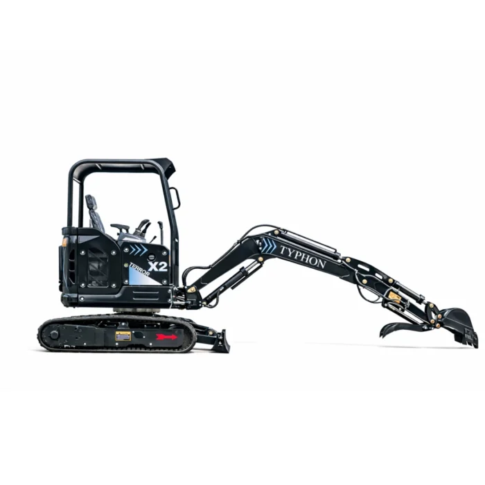 TYPHON TERROR X2 Max Canopy Mini Excavator Powerful 2.5 Ton Compact Machine with Yanmar Engine… – product detail image 2
