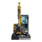 TYPHON NAGA 4.0 Mini Excavator with 4 Ton 24.4hp Yanmar Diesel Engine Metal Track ISO SAE control… – product detail image 2