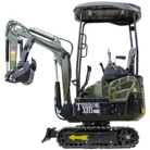 TYPHON TERROR XIII PRO Mini Excavator – 1.3 Ton Trench Digger with Canopy, Hydraulic Thumb Clip… – product detail image 2