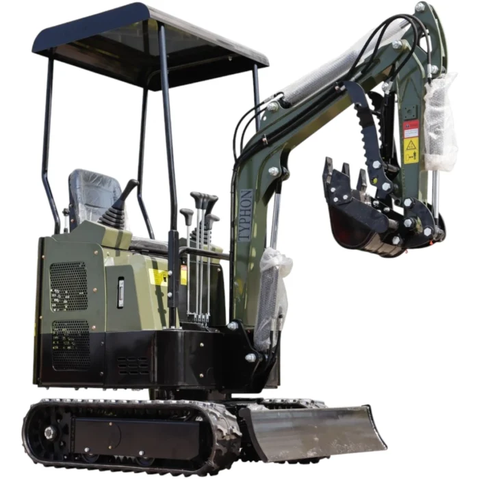 TYPHON TERROR XV STORM Mini Excavator – 1.05 Ton Trench Digger 13.5hp B&S EPA Engine USA – product detail image 2