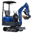 TYPHON TERROR XI STORM Mini Excavator – 1.1 Ton Trench Digger with Boom Swing, Hydraulic Thumb… – product detail image 2